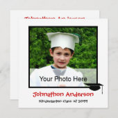 Foto Kindergarten Afstuderen Aankondiging (Voorkant / Achterkant)