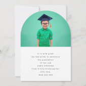 Foto Kindergarten Afstuderen Arch aankondiging (Achterkant)