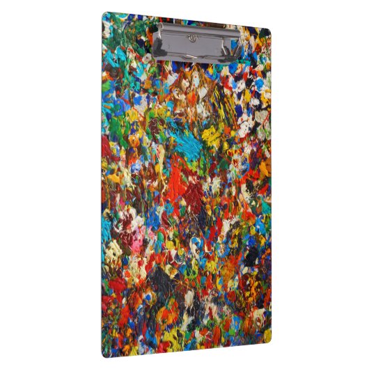 Foto kleurrijke verf klembord (Rechts)