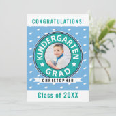 Foto Kleuterschool Afstuderen Aankondiging (Staand voorkant)