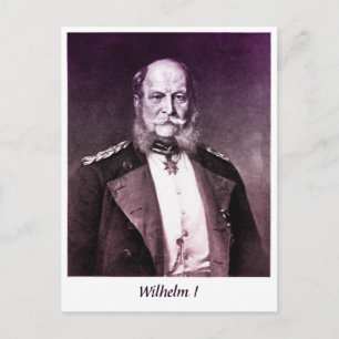 foto koning Wilhelm I van Duitsland Briefkaart