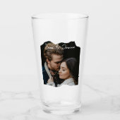 Foto Koppel Gepersonaliseerd Cadeaubier Glas (Voorkant)
