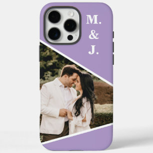 Foto Lavendel Monogram iPhone 16 Pro Max Hoesje