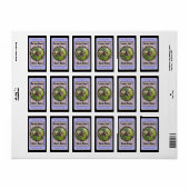 Foto: Lavender Blue Honey Jar Etiket (Full Sheet)