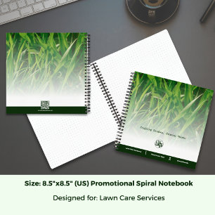 Foto Lawn Care Promotionele Logo Notitieboek