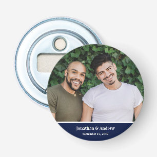 Foto LGBTQ Huwelijk Button Flesopener