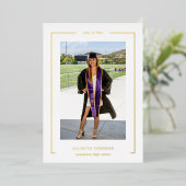 Foto Lijst 2 Folie Afstuderen Aankondiging (Staand Voorkant)