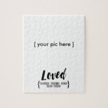 Foto lijst aangepaste puzzle sjabloon