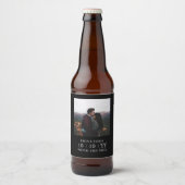 Foto Lijst | De datum opslaan | Bierlabel | Zwart Bier Etiket (Voorkant)