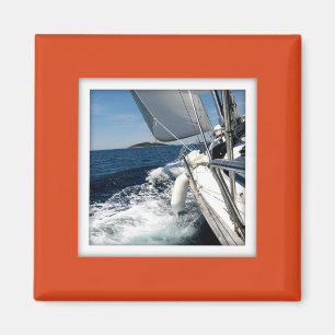 Foto Lijst Donker Sinaasappel Magnet Magneet