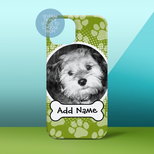 Foto Lijst met pet-afdrukken en dog-boon Case-Mate iPhone Case