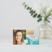 Foto Logo Beach Zee Kustreizen Visitekaartje (Staand voorkant)