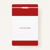 Foto logo QR CODE-pers Pass ID Badge (Achterkant)