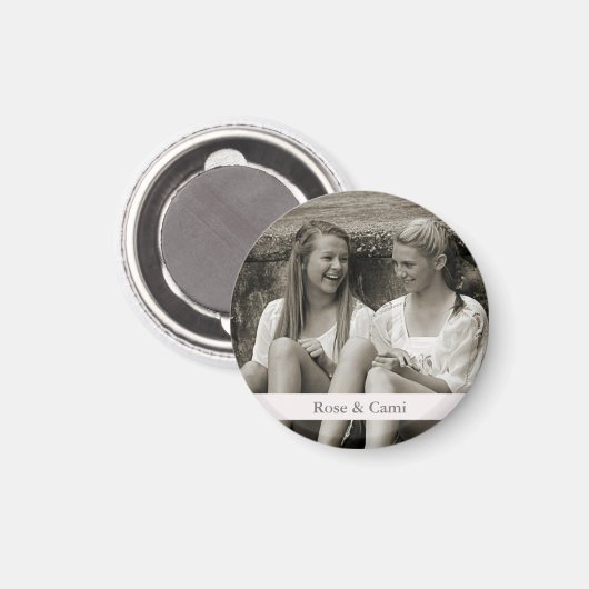 Foto Magnet met jouw tekst Magneet (Voorkant / Achterkant)