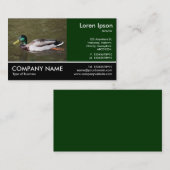 Foto: Mallard Duck Visitekaartje (Voorkant / Achterkant)