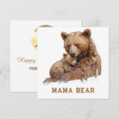 *~* Foto MAMA BEER  Ap72 Zoete Moederdag kaart (Voorkant / Achterkant)