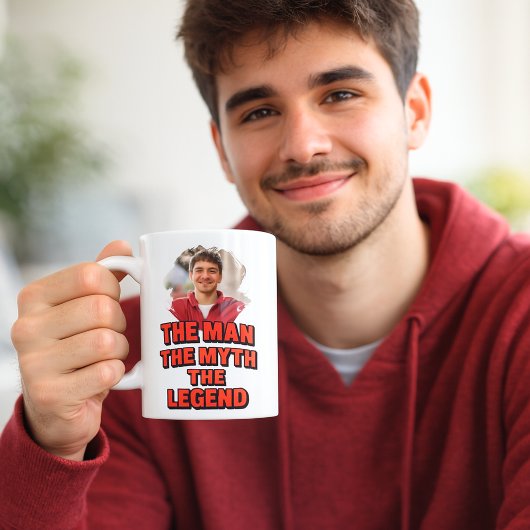 Foto man mythe legende naam plezier koffiemok