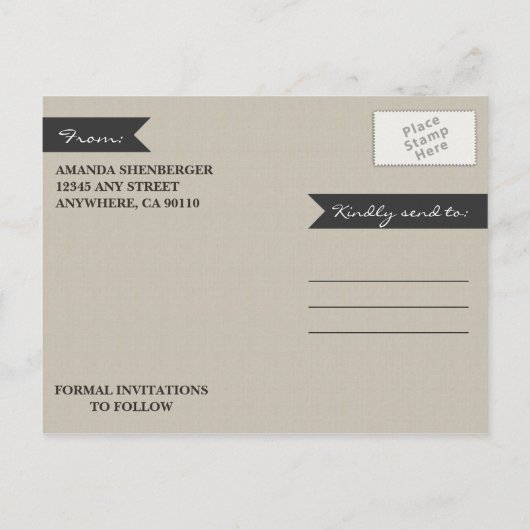 Foto Mason Jar Oak Tree Sla de datum kaarten (Achterkant)