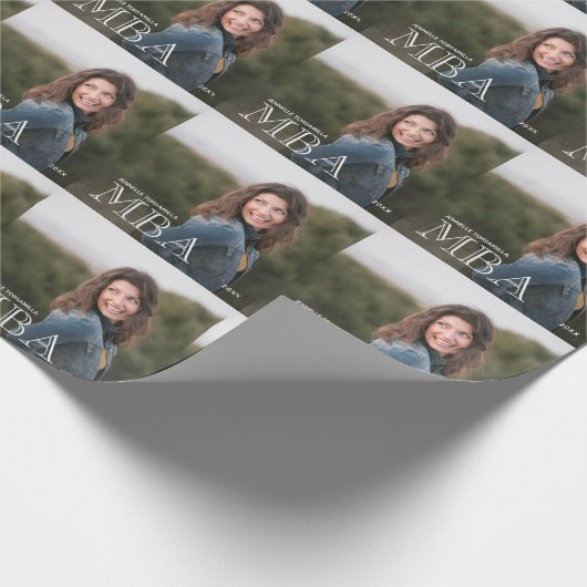 Foto MBA GradenAfstuderen Cadeaupapier (Hoek)