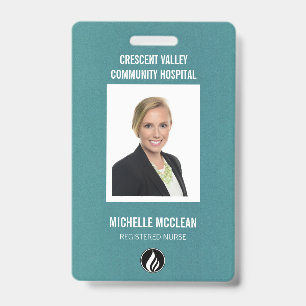 Foto Medewerker Custom Health Professional Badge