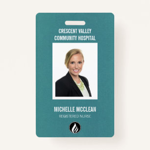 Foto Medewerker Custom Health Professional Badge