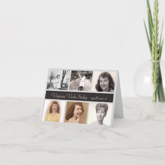 Foto Memorial Dank u kaarten (Voorkant)