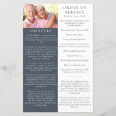 Foto Memorial Funeral Celebration of Life Programm (Achterkant)