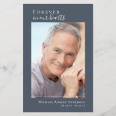 Foto Memorial Funeral Celebration of Life Programm (Voorkant)