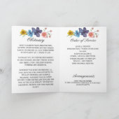 Foto Memorial Funeral Celebration of Life Programm Programma (Binnen)