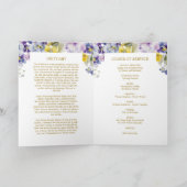 Foto Memorial Funeral Celebration of Life Programm Programma (Binnen)