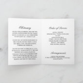 Foto Memorial Funeral Celebration of Life Programm Programma (Binnen)