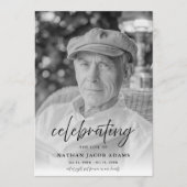 Foto Memorial Funeral Order of Service Goedkoop Programma (Voorkant)