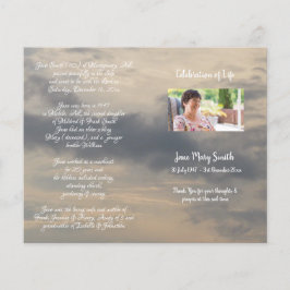 Foto Memorial Funeral Order of Service Programme