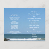 Foto Memorial Funeral Order of Service Programme (Achterkant)