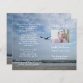 Foto Memorial Funeral Order of Service Programme (Voorkant / Achterkant)