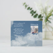 Foto Memorial Funeral Order of Service Programme (Staand voorkant)