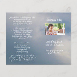 Foto Memorial Funeral Order of Service Programme