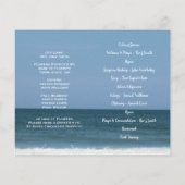 Foto Memorial Funeral Order of Service Programme (Achterkant)