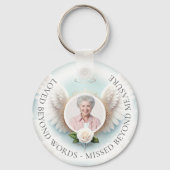 Foto Memorial Funeral Sleutelhanger (Voorkant)