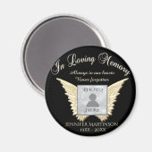 Foto Memorial in Loving Memory Magneet (Voorkant / Achterkant)