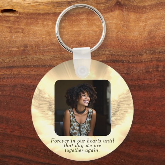 Foto Memorial in Loving Memory Sleutelhanger (Voorkant)