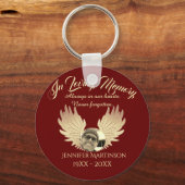 Foto Memorial in Loving Memory Sleutelhanger (Voorkant)