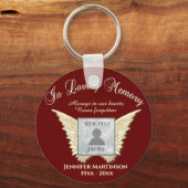Foto Memorial in Loving Memory Sleutelhanger (Voorkant)