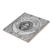 Foto Memorial in Loving Memory Tegeltje (Zijkant)