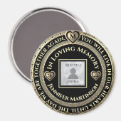 Foto Memorial Loving Memory Magneet (Voorkant / Achterkant)