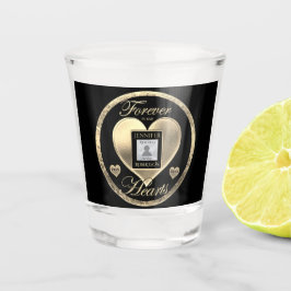 Foto Memorial met Heart Shot Glas