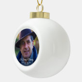 Foto Memorial of Funeral Tribute Keepomwille Keramische Bal Ornament (Rechts)