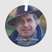 Foto Memorial of Funeral Tribute Keepomwille Ornament (achterkant)