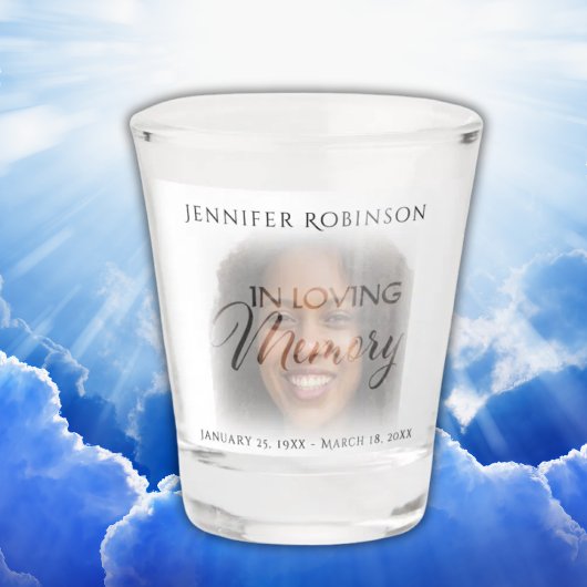 Foto Memorial Shot Glass Shot Glas