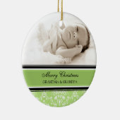 Foto Merry Kerstgrootouders Ornament Green (Rechts)